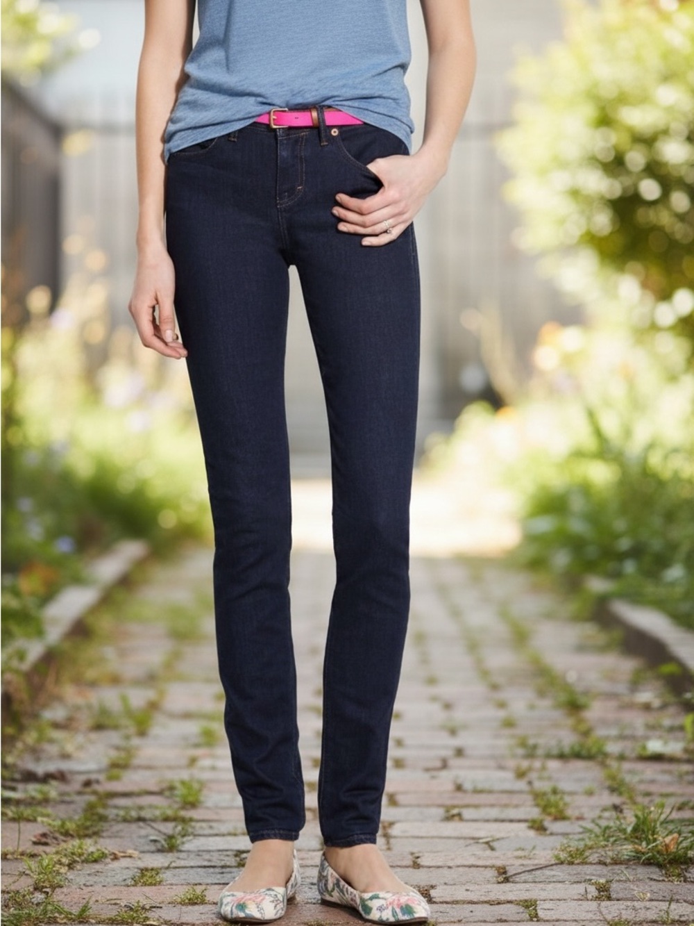 Madewell Womens Dark Wash Skinny Skinny Jeans